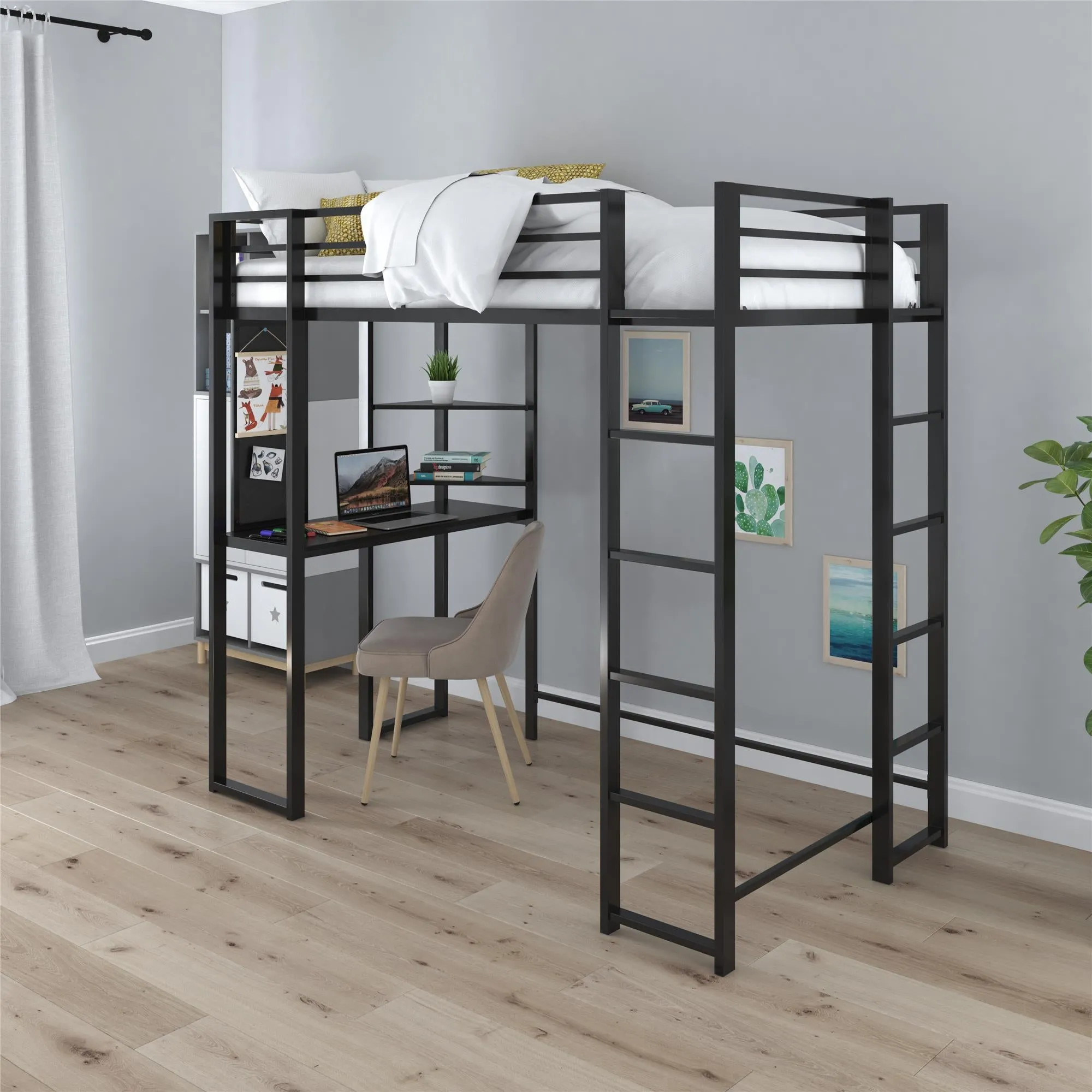Abode Loft Bed with Desk