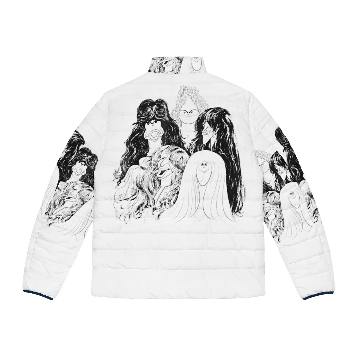 Aerosmith "Draw The Line" Puffer Jacket - Music Merchandise Apparel