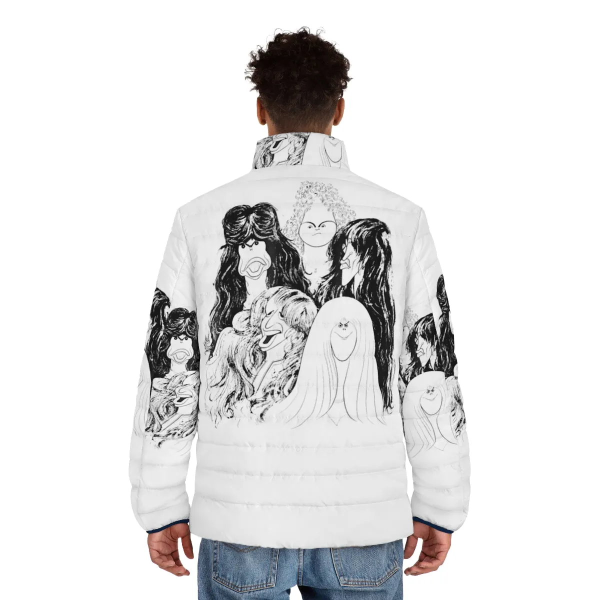 Aerosmith "Draw The Line" Puffer Jacket - Music Merchandise Apparel