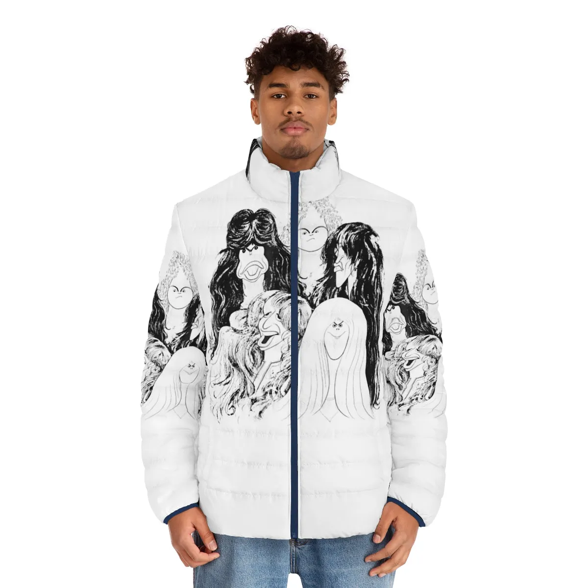 Aerosmith "Draw The Line" Puffer Jacket - Music Merchandise Apparel