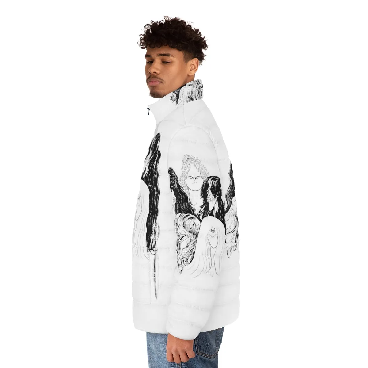 Aerosmith "Draw The Line" Puffer Jacket - Music Merchandise Apparel