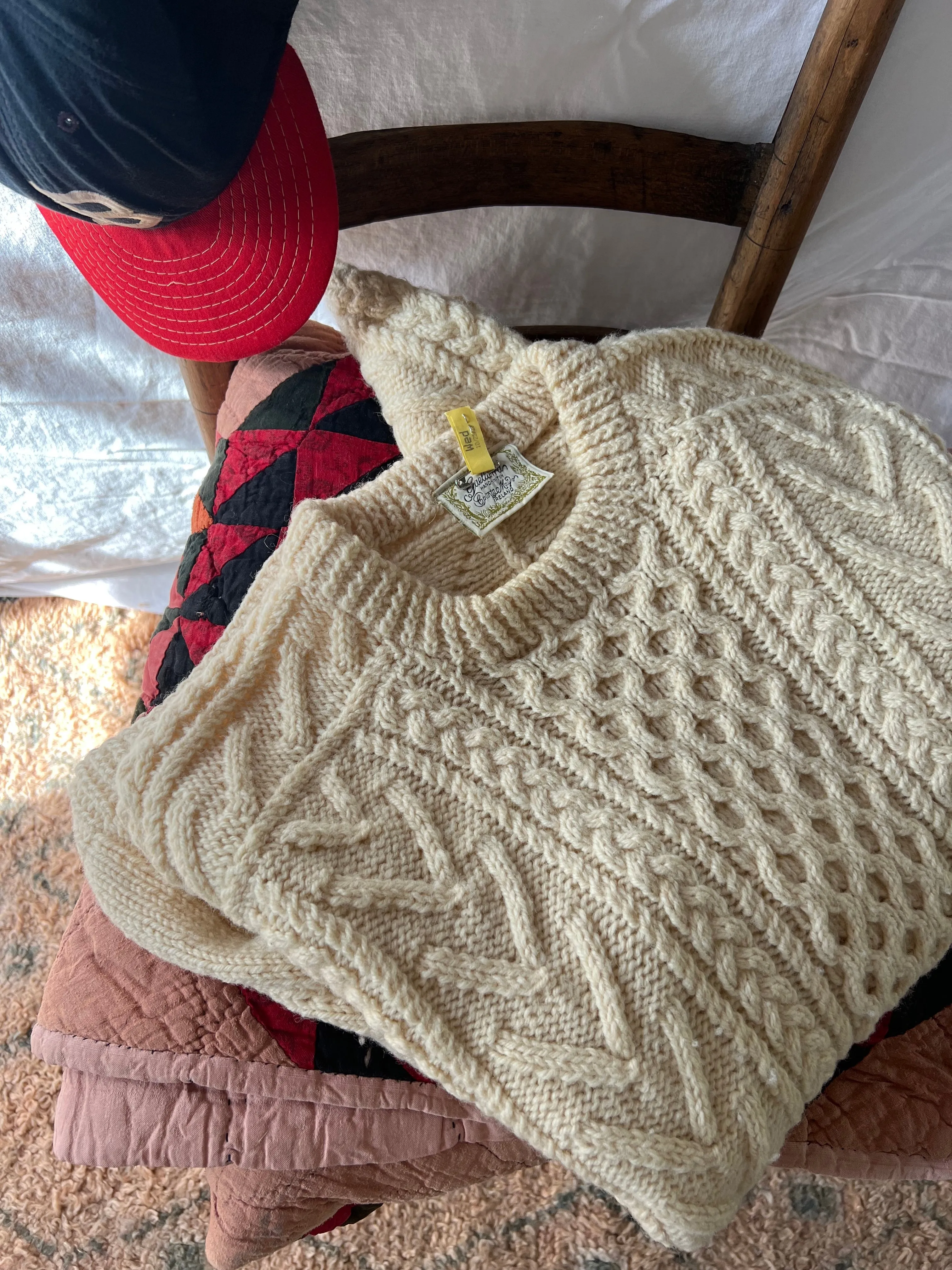 Cream Wool Chunky Knit