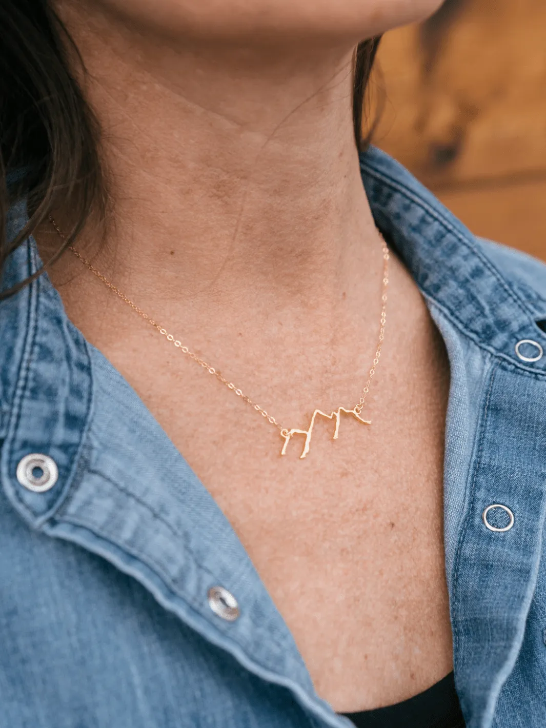 Gold Mountain Necklace