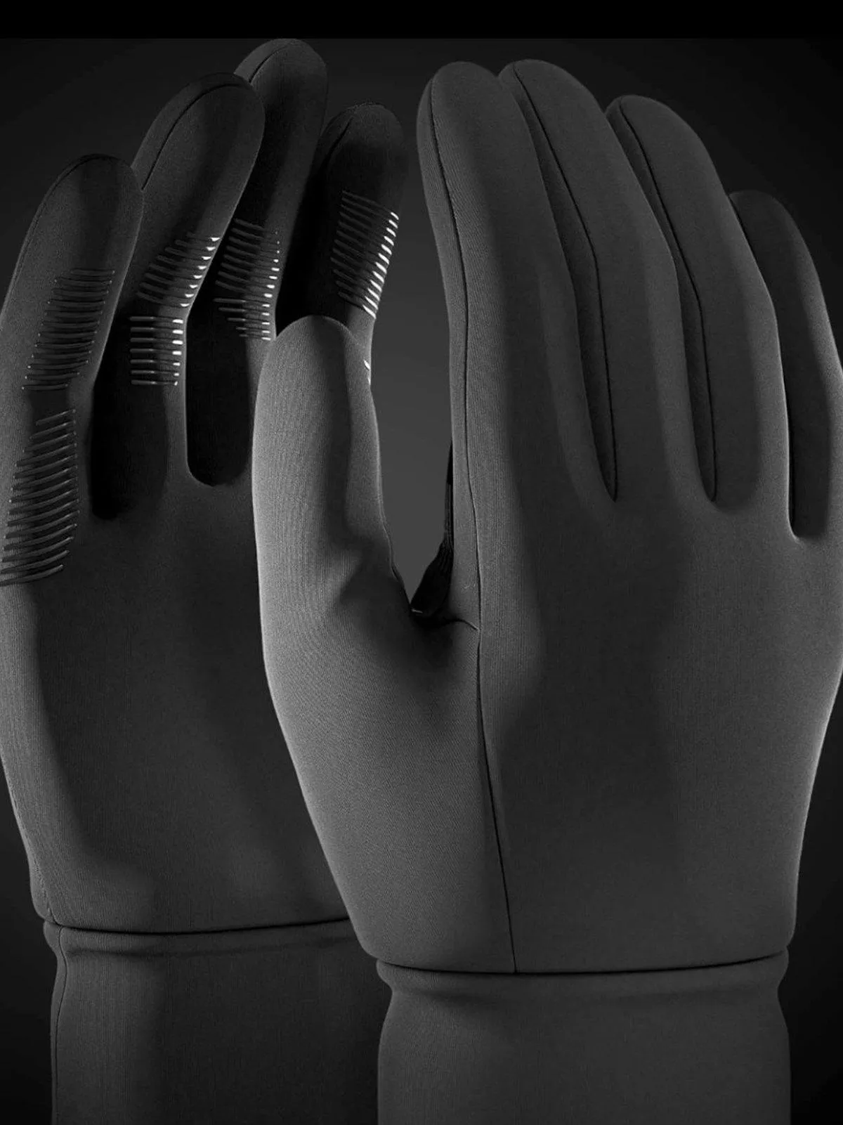 Mujjo Touchscreen Gloves Black Medium