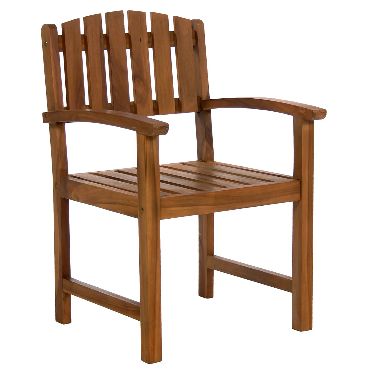 Teak Dining Chair - W24'' - D23'' - H40'' - Solid mortise and tenon joiner