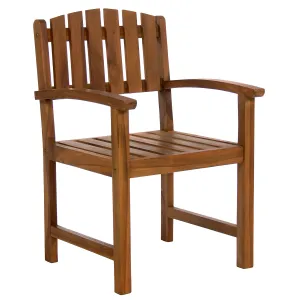 Teak Dining Chair - W24'' - D23'' - H40'' - Solid mortise and tenon joiner