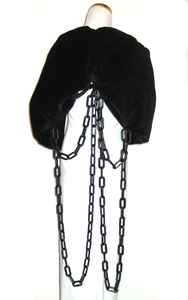 Velvet Double Chain Shrug