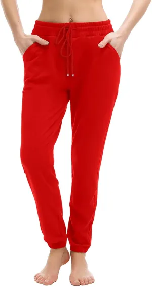 Walifrey Womens Joggers with Pockets, Drawstring Sweatpants Women for Lounging Jogging Workout and Gym